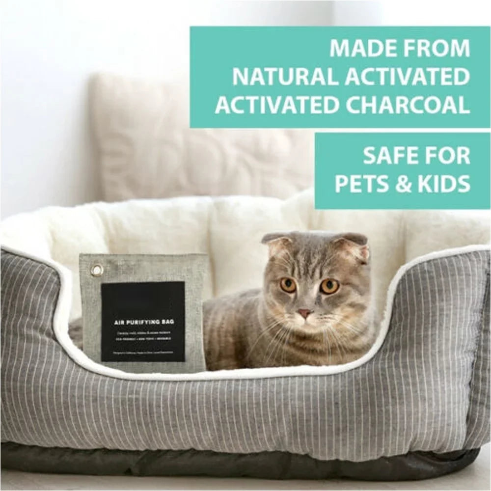 Activated Bamboo Charcoal Odor Bags Absorber Bag Air 500pcs Purifying Charcoal