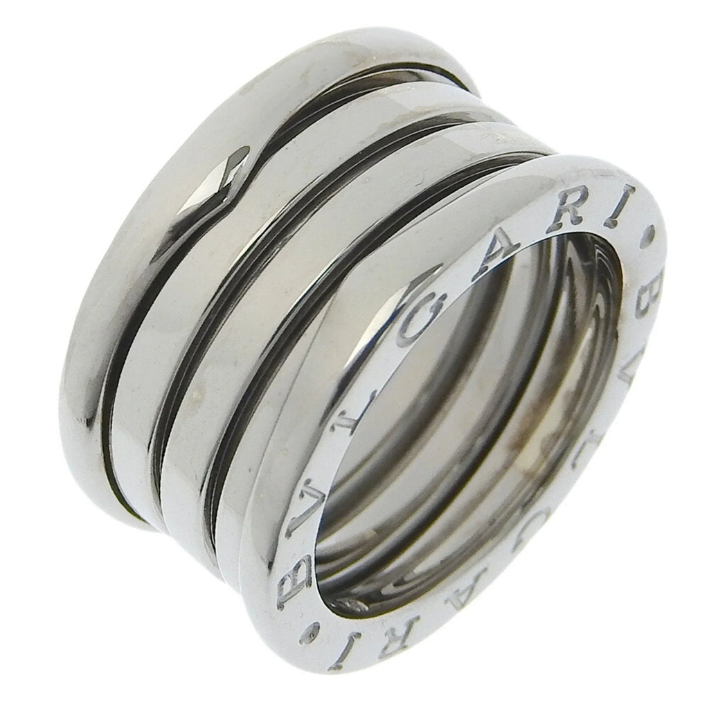 Ring One K18 B-zero1 I220823086 Pre-Owned 9.3g Gold BVLGARI White Approx. Bulgari B-zero Women's (Good)