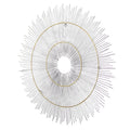 (36") Decor B.J. Sculpture Wall Art Starburst Decor by Keith American Metal Sunburst