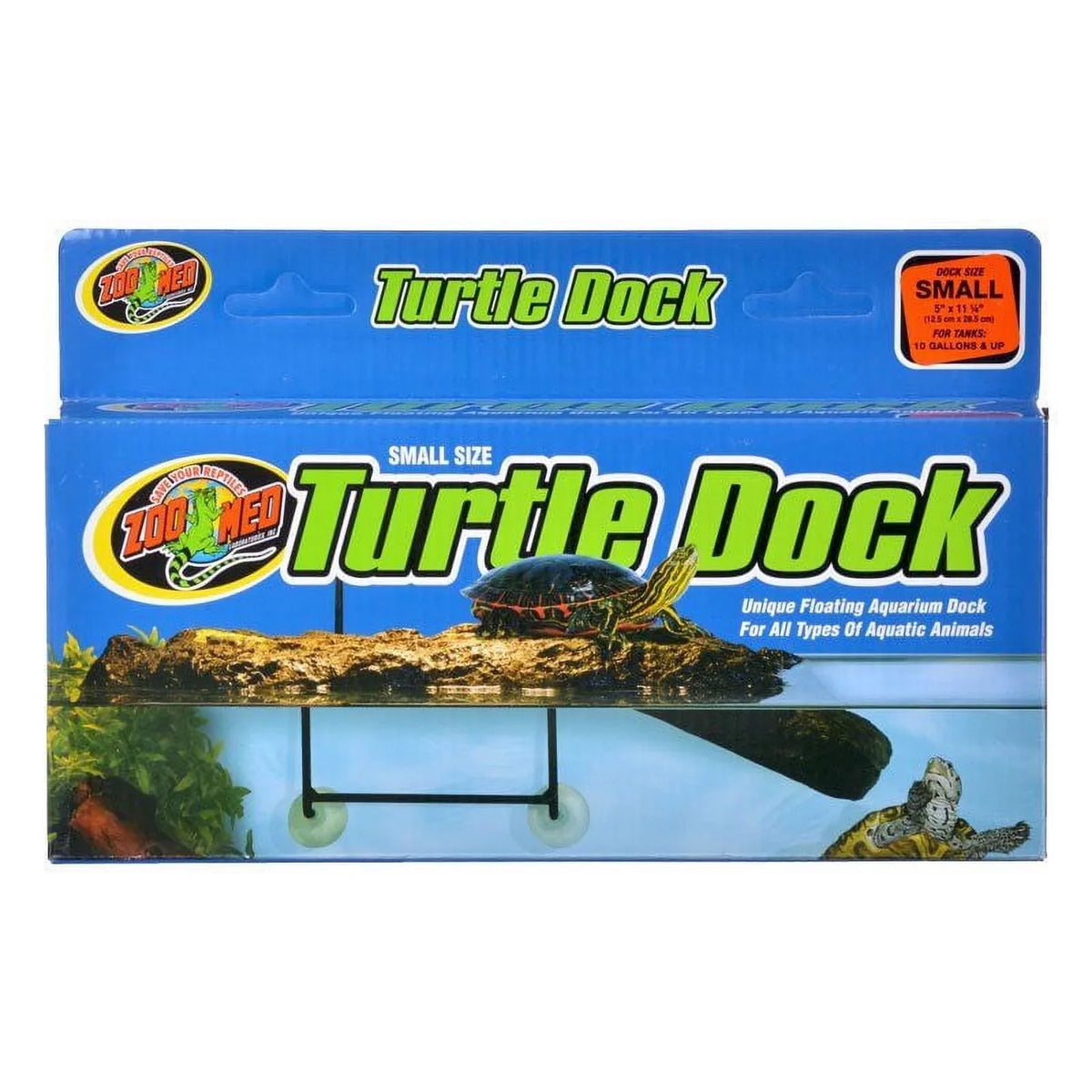 (11.25" 10 Long Tanks x - Med Small Zoo Gallon Floating Turtle 5" Wide) Dock