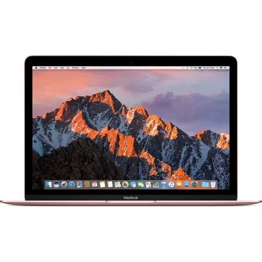 Gold Apple SSD MNYM2LL/A 8GB 12" RAM - Core 256GB M3 (Refurbished) MacBook Intel Restored 1.20GHz Rose