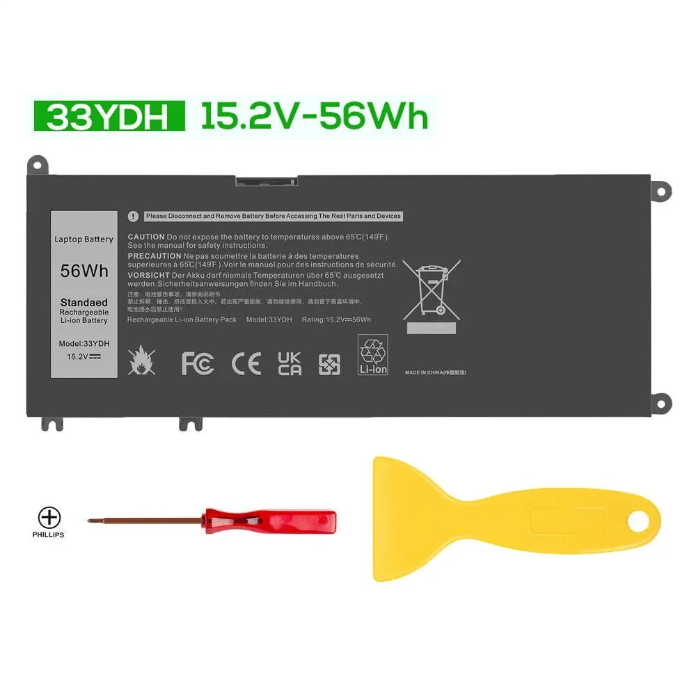 Series For 33YDH 7588 Laptop 15 56WH Dell Battery G7