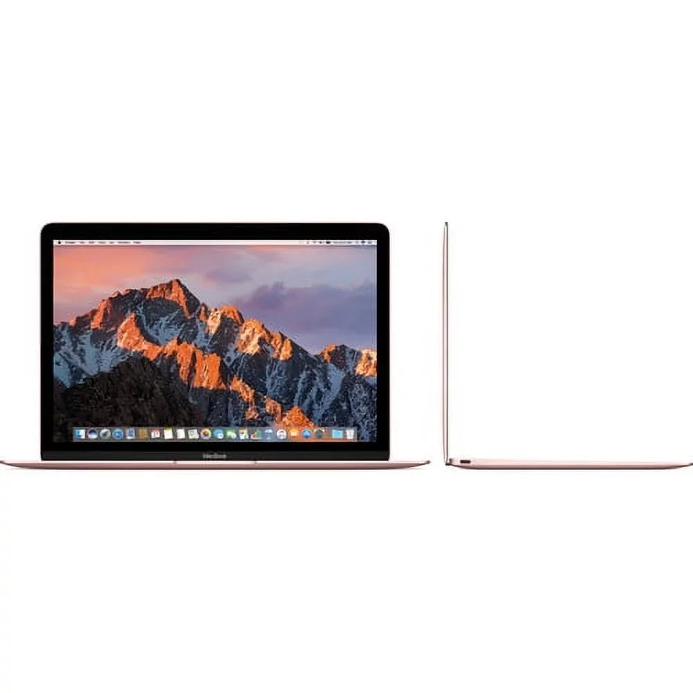 Gold Apple SSD MNYM2LL/A 8GB 12" RAM - Core 256GB M3 (Refurbished) MacBook Intel Restored 1.20GHz Rose