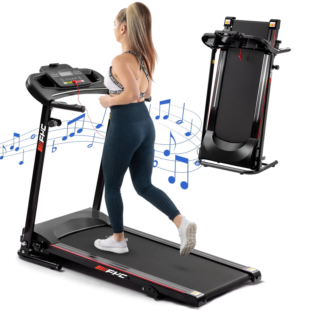Incline, Folding for Fitness Home for with Portable Bluetooth Exercise and Treadmills Compact Foldable Treadmills Home Gym Running FYC Electric Jogging Machine Walking
