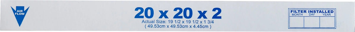 Pure 20x20x2 10 Filters MERV Pleated Air 3 Pack Nordic