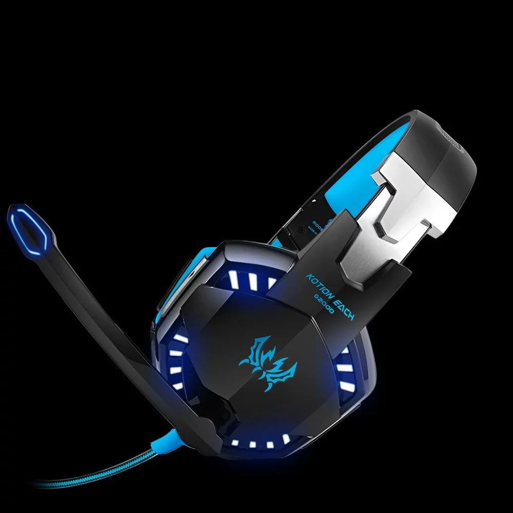Cable G2000 Reduction PC Gaming Laptop KOTION Noise for Audio with Adapter EACH 3.5mm EACH Headset KOTION Smartphone