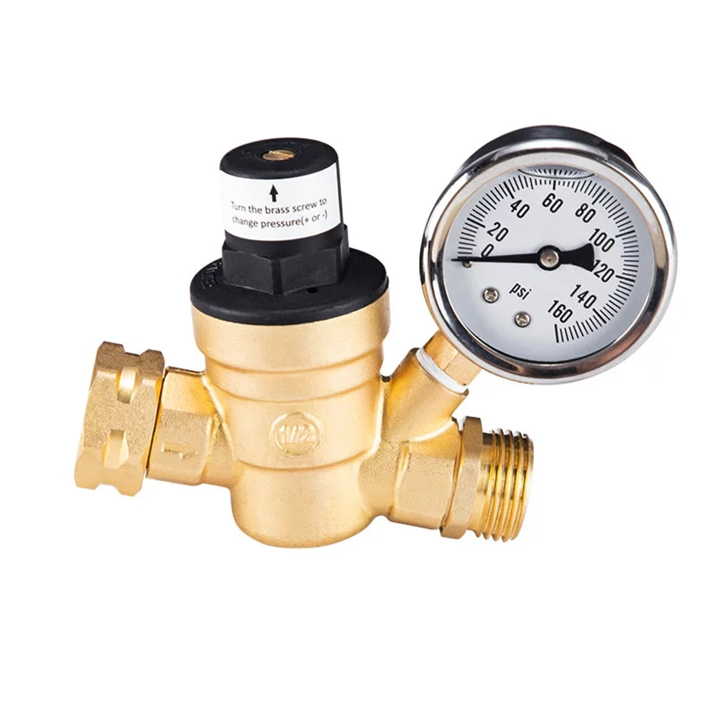 Pressure Screened Valve And And Rv Reducer 0-160psi Water Pressure Filter GoolRC Brass Inlet -free Reducer Brass With With 0-160psi Pressure Adjustable Valve,0-160psi -free With Valve Water