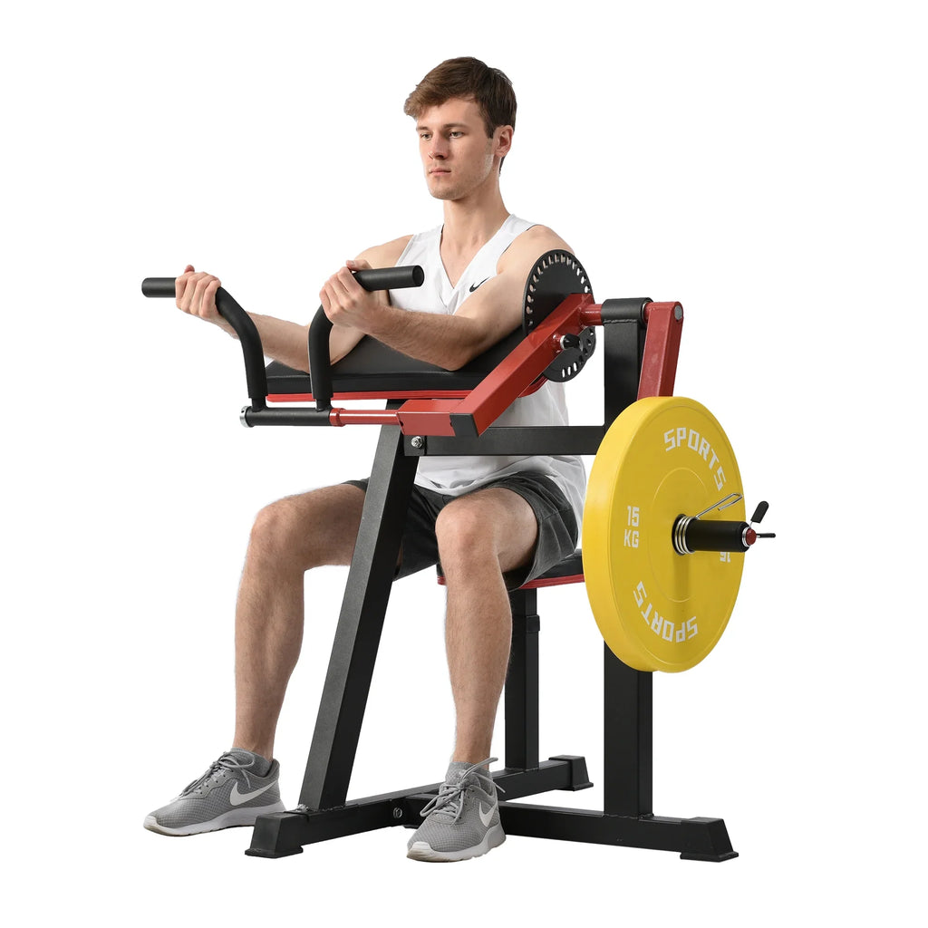 Curl Bicep Bicep Gym and Machine with Seat, Home Adjustable Curls Tricep Extension Tricep Machine