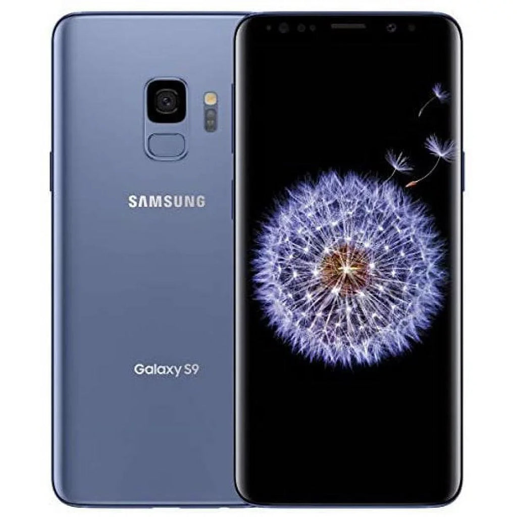 Blue Samsung G960U 64GB (Refurbished) LTE Coral Android GSM Phone 4G Restored Unlocked S9 Galaxy