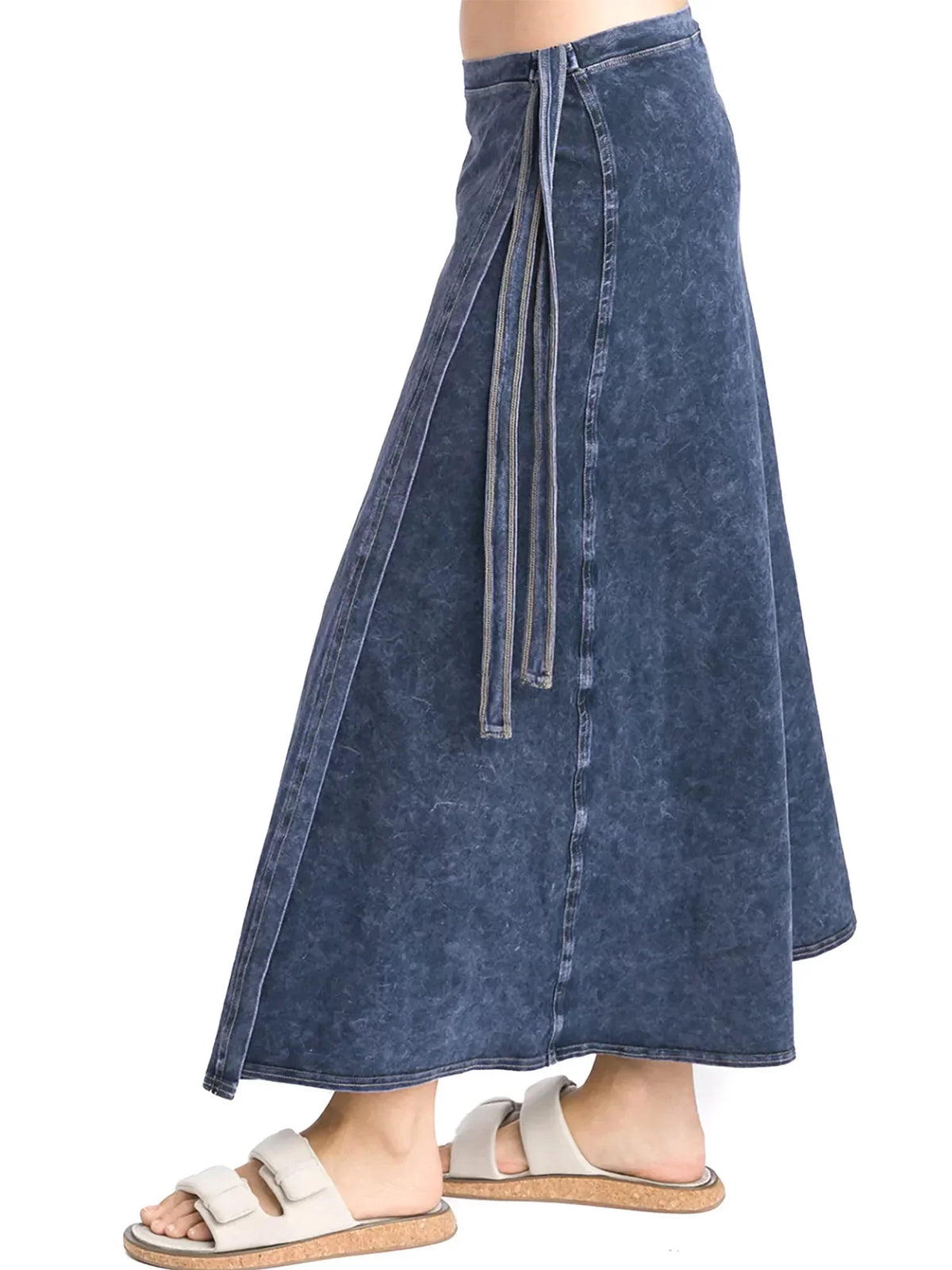 Tail Hard (W-964) Wrap Skirt Long