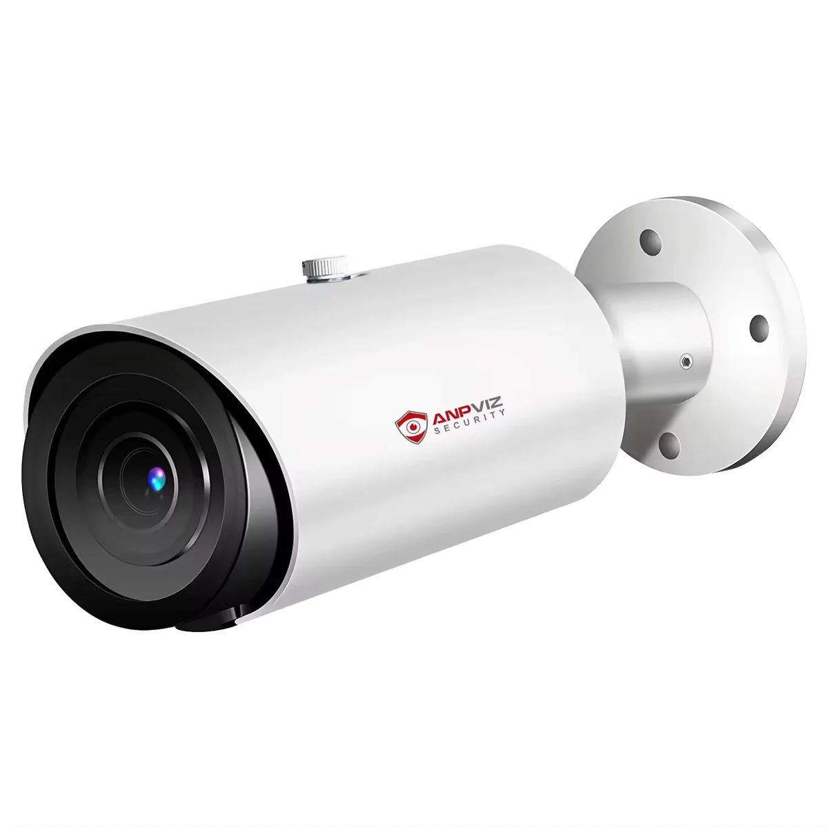 Camera Bullet Distance Built IR IP66 H.265 in Mic 4X Camera ANPVIZ 8MP Support Vehicle Human Zoom Detection 30M