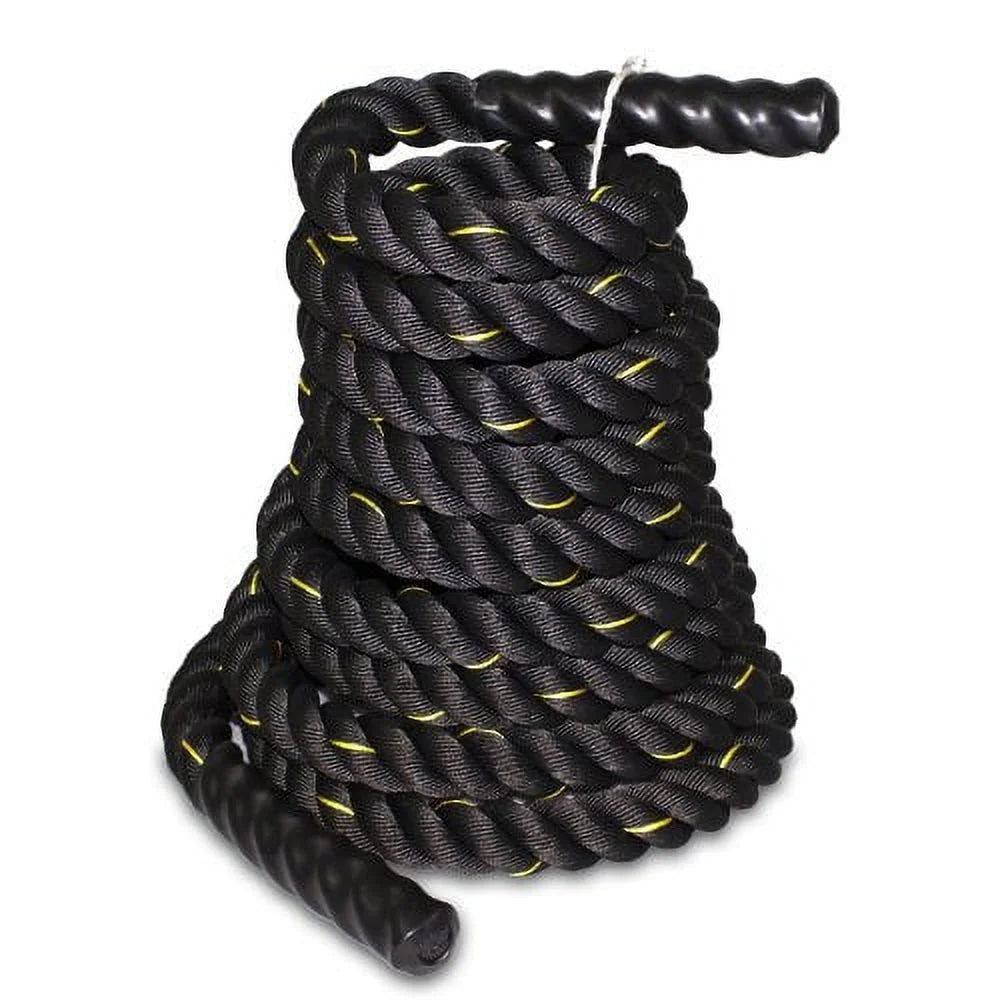 Equipment Exercise Strength ZENSTYLE Training Dacron Rope, 50ft Diameter Fitness Rope Poly 1.5" Battle Workout