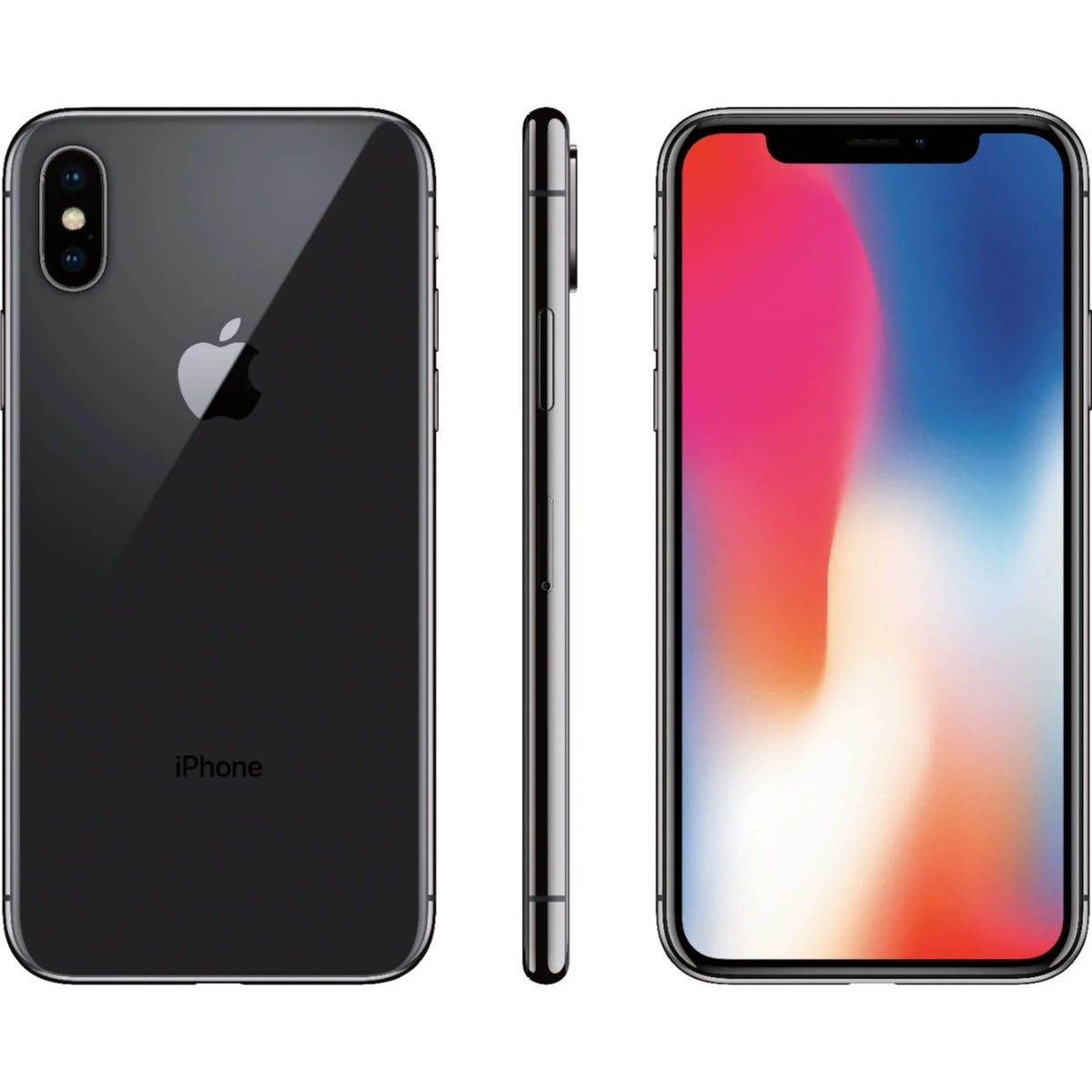 (Refurbished) Gray Apple Space GSM 256GB a1901 T-Mobile X iPhone AT&T Restored Unlocked