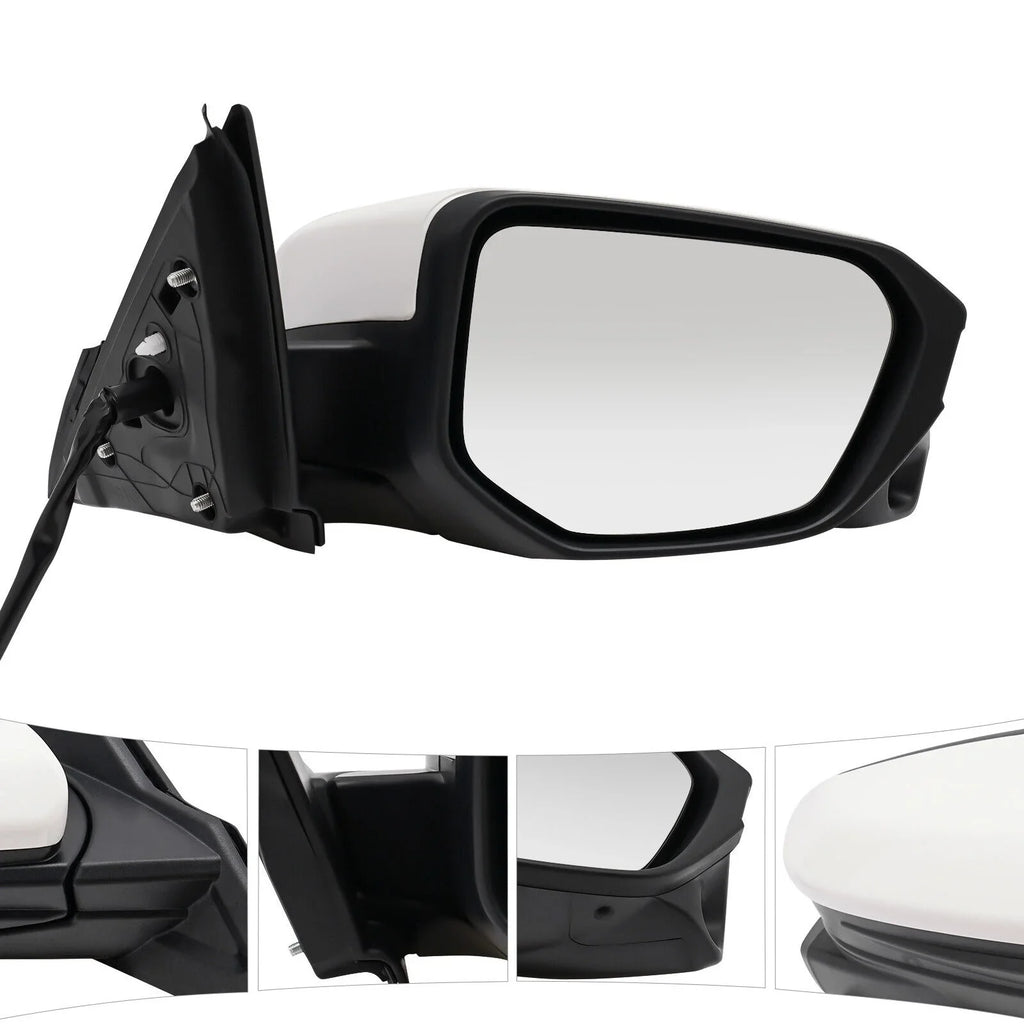 Honda 2016-2020 White Heated View Power Mirror Side Right Civic Camera Sedan Fit