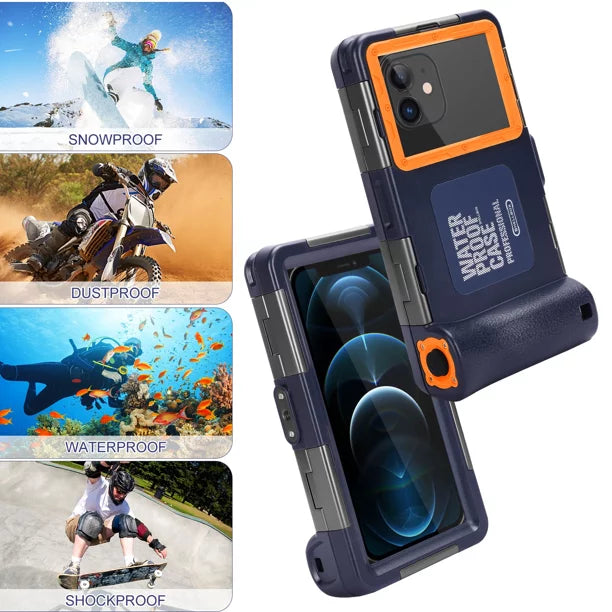 6.9 Case with Phones Protective Underwater Professional Diving Lanyard Surfing for LCD Video Inch Waterproof Snorkeling Meizu Swimming Up Photo to And C9 Housing [15m/50ft] all UrbanX
