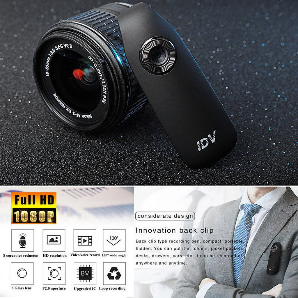 Smart Camcorder Bike Cam Camera Motion Body 1080P Motorcycle Police Mini Dash