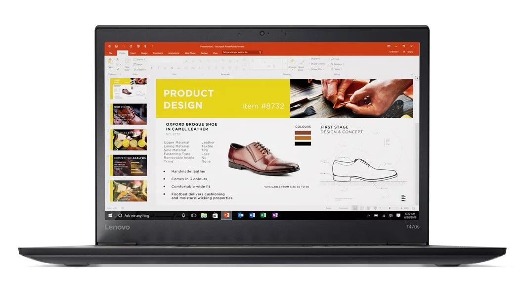 Windows Touchscreen, Core Intel FHD 10 Black Pro T470s ThinkPad 14" RAM, - 500GB Matte IPS Card Lenovo Touch Reader, Reader, (1920x1080) i7-7600U, Color Smart 20GB SSD, Fingerprint Laptop