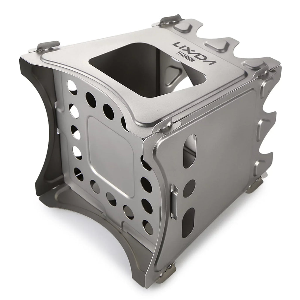 Ideal Compact for Camping, Picnicking Wood Cooking, and Folding - Stove Lixada