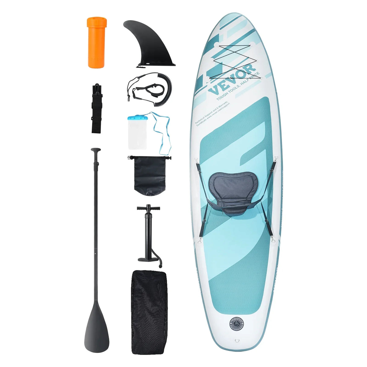 Kayak ft Inflatable 10 Seat SKYSHALO Up with Board Board Accessory Stand Paddle