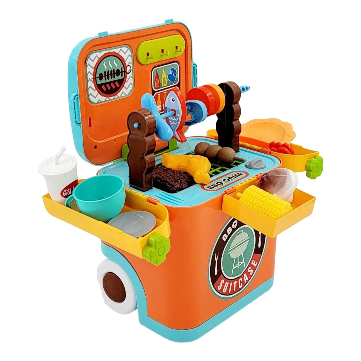 Universe BBQ Outside Kids Grill Set Kitchen Pack Interactive Play Play Ages n for GN Pretend Toy 3+