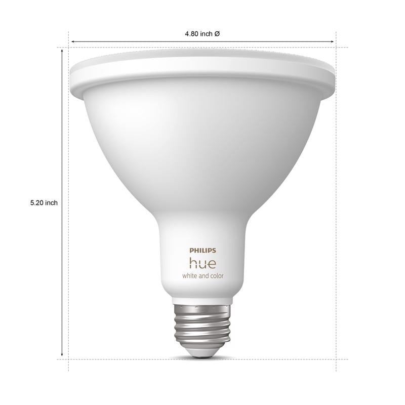 LED Hue K light W) white/colored Ambiance and - bulb spot White 100 - - - shape: PAR38 E26 Color light Philips W 2000-6500 (equivalent - 14 -