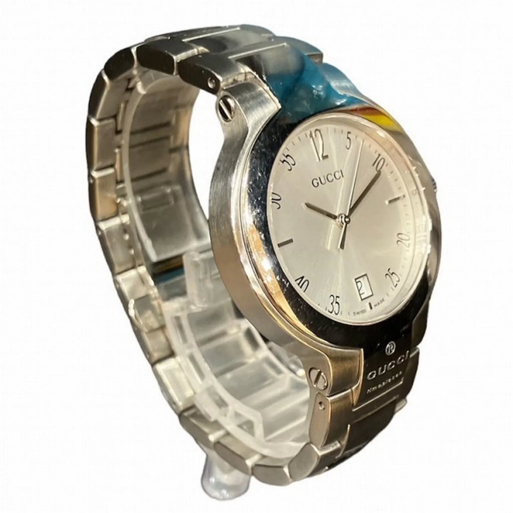 Pre-Owned Gucci 8900M GUCCI watch (Good) quartz ladies silver