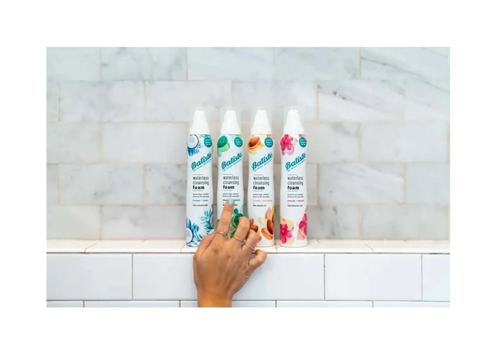 Waterless Cleanse Cleansing Shine + 3.6 Of OZ Coconut (Pack with Batiste Milk, Foam 6)
