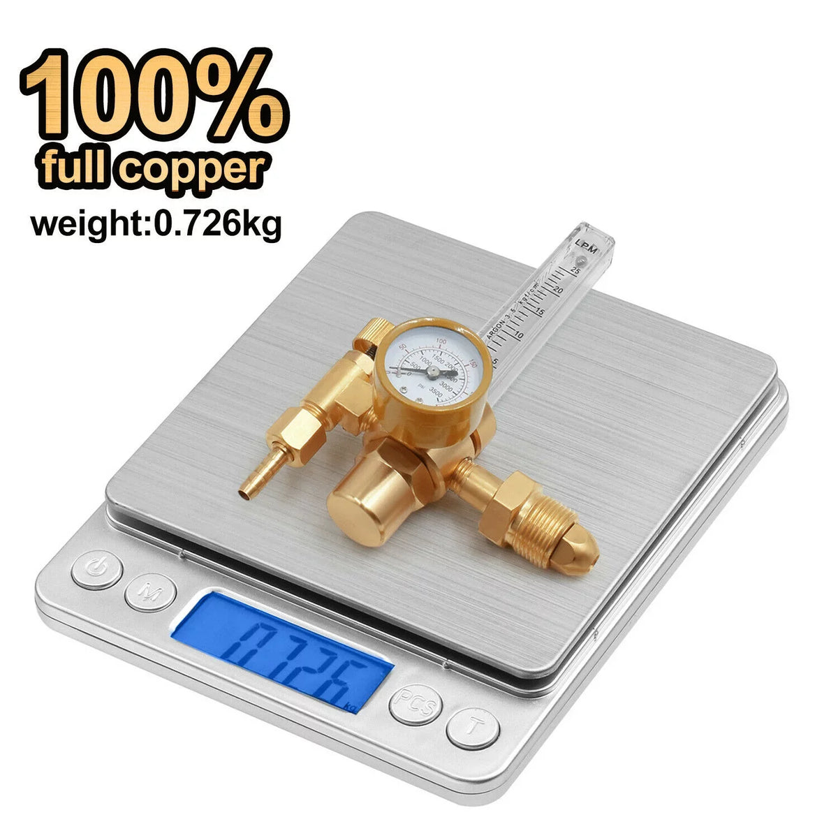 Welder HITBOX Regulator CO2 TIG Flow Welding with Box Argon 580 MIG Gauge Gas Meter CGA