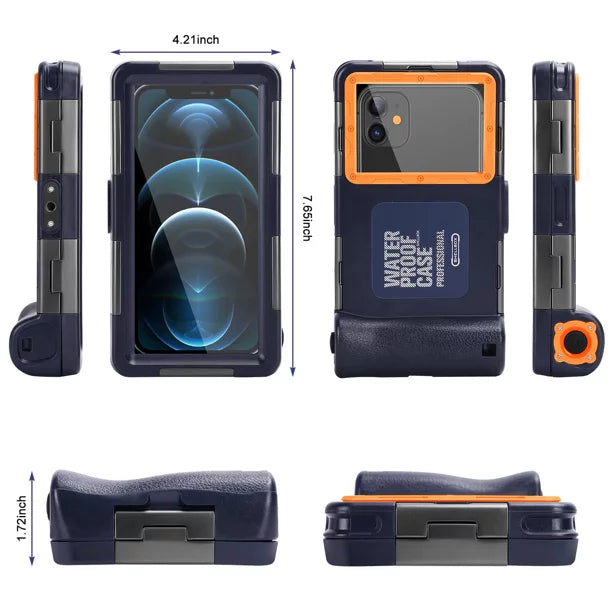 with Inch LCD And Protective Swimming Case 6.9 to [15m/50ft] Video for (2016) Eluga Snorkeling all UrbanX Diving Underwater Up Waterproof Surfing Phones Professional I2 Lanyard Panasonic Housing Photo