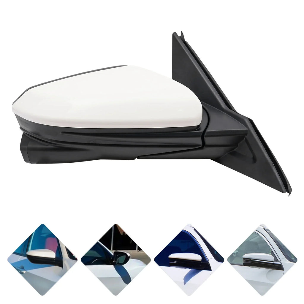 Honda 2016-2020 White Heated View Power Mirror Side Right Civic Camera Sedan Fit