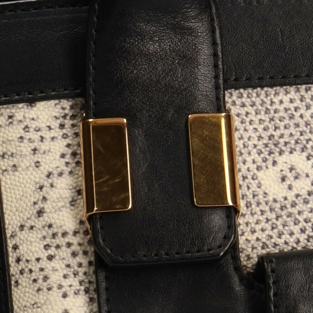 Shoulder Chloé Alice Bag Women's Pre-Owned Little Beige (Good) Chloe Leather