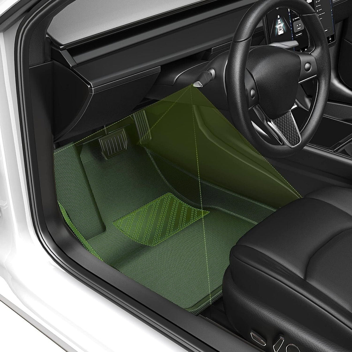 Floor Cab Auto For liner Underseat Box Crew & Storage 2019-2023 Liner Silverado Drive Chevy Mats
