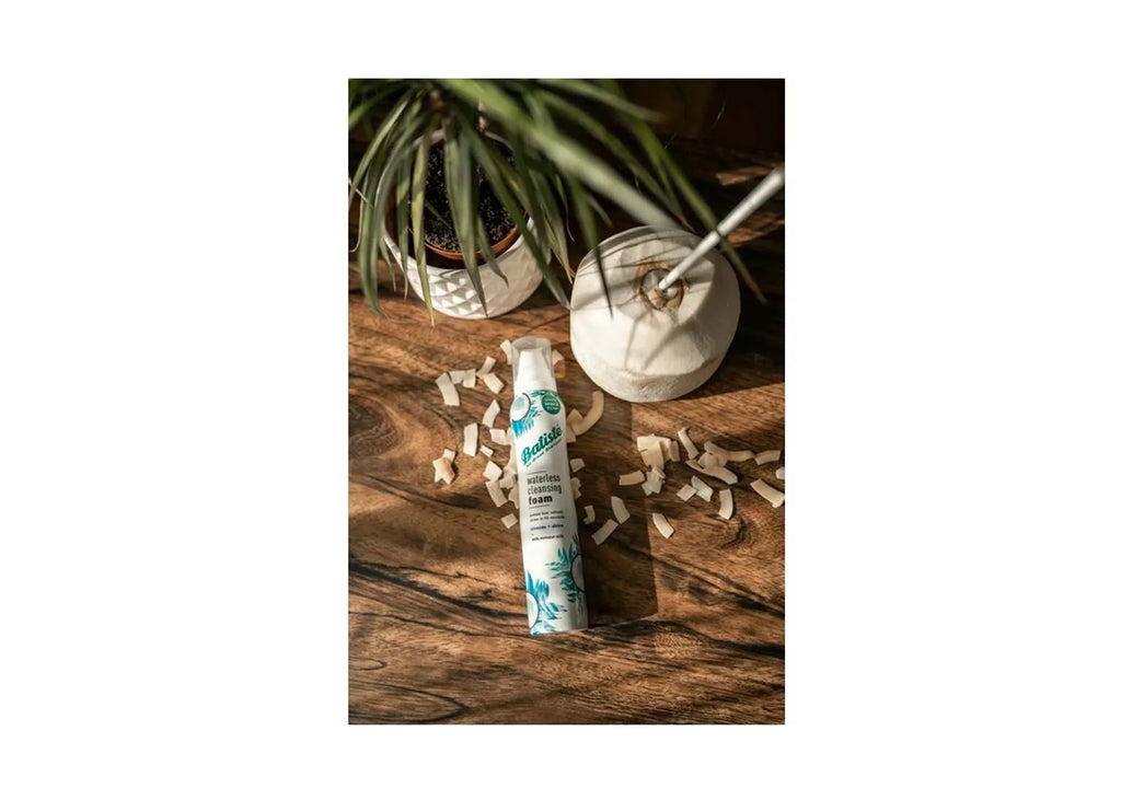 Waterless Cleanse Cleansing Shine + 3.6 Of OZ Coconut (Pack with Batiste Milk, Foam 6)