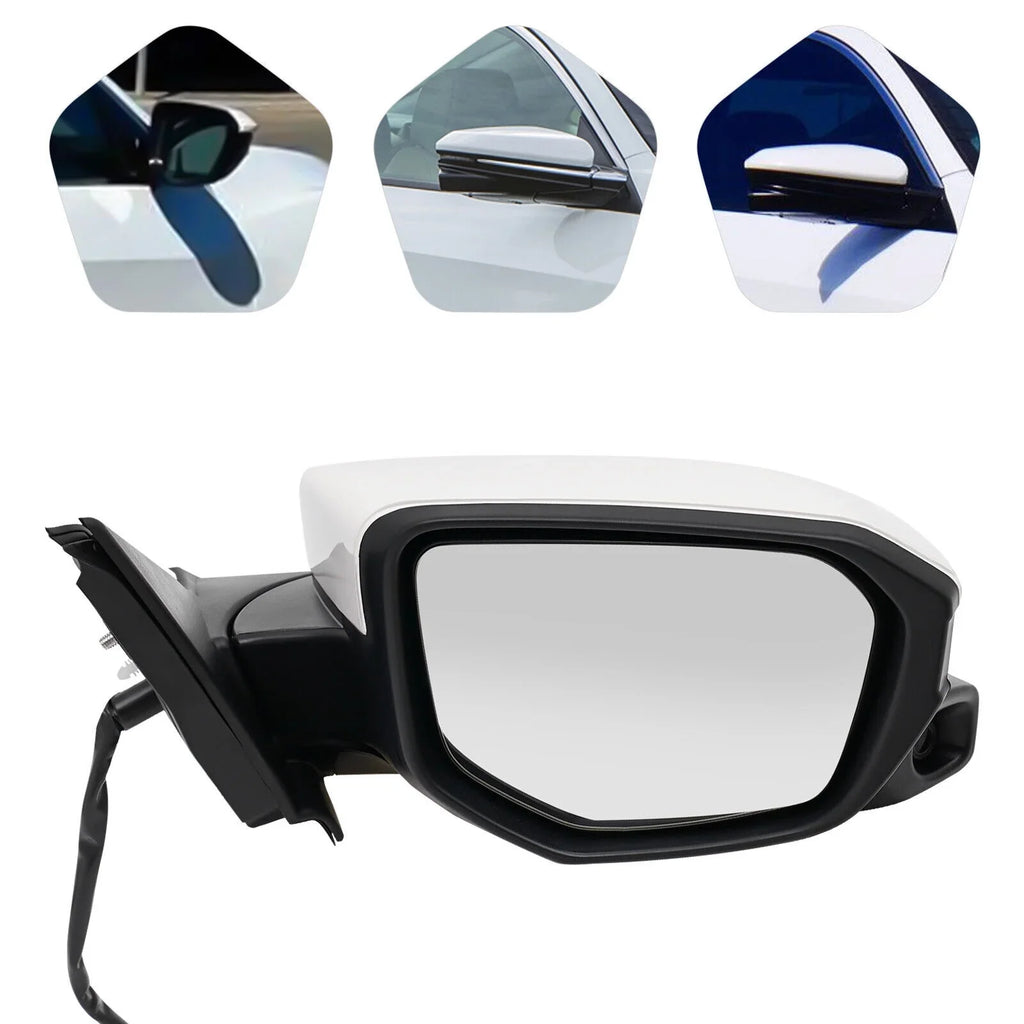Honda 2016-2020 White Heated View Power Mirror Side Right Civic Camera Sedan Fit