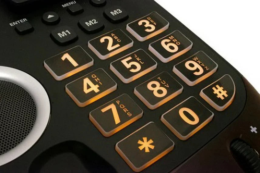 Button Speakerphone, Clarity Extra Loud Big Black CID AltoPlus