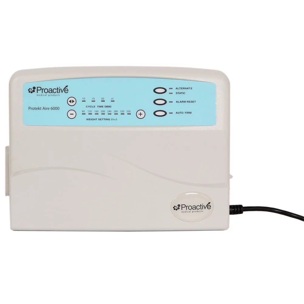 6000 Proactive Protekt Alternating Low Raised Pressure Air Loss 80065 Overlay and Medical Rail System Aire