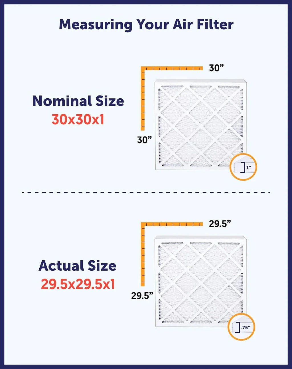 x Air Filters | Size: 4-PACK 8 Actual .75" | King USA 26x46.5x1 A/C Filter HVAC Pleated | MADE | IN Filter 26 x Furnace MERV 46.5