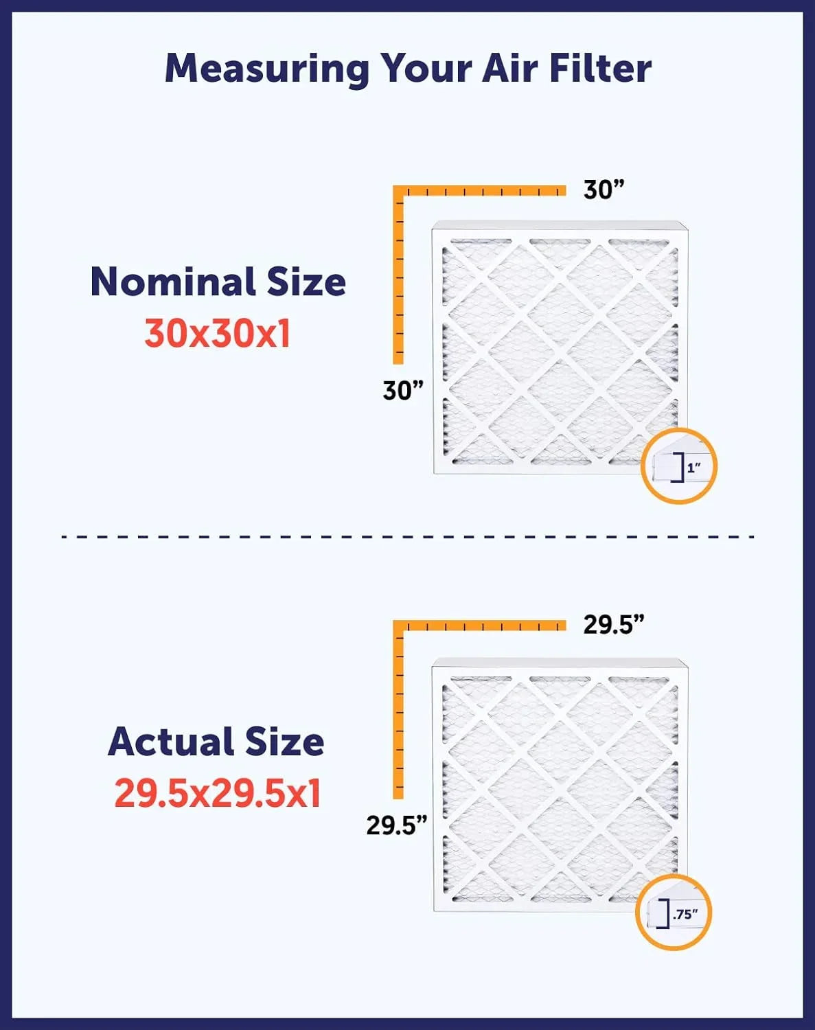 58.5 Furnace IN | A/C 26 x Air | MADE Actual Size: 8 | .75" King | Filters x Filter Pleated 4-PACK USA MERV Filter HVAC 26x58.5x1