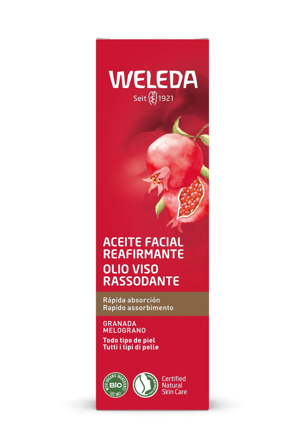 Care Vera Weleda Face 1 Plumping Fluid With And Moisturizer Aloe Extract Ounce, Oil, Pomegranate Plant Rich