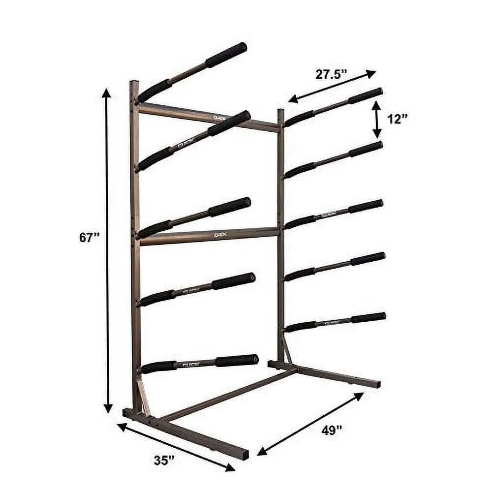 SUP Tier Freestanding Storage Rack Sports, for 5 G-210, Bronze Glacik Surf Stoneman and