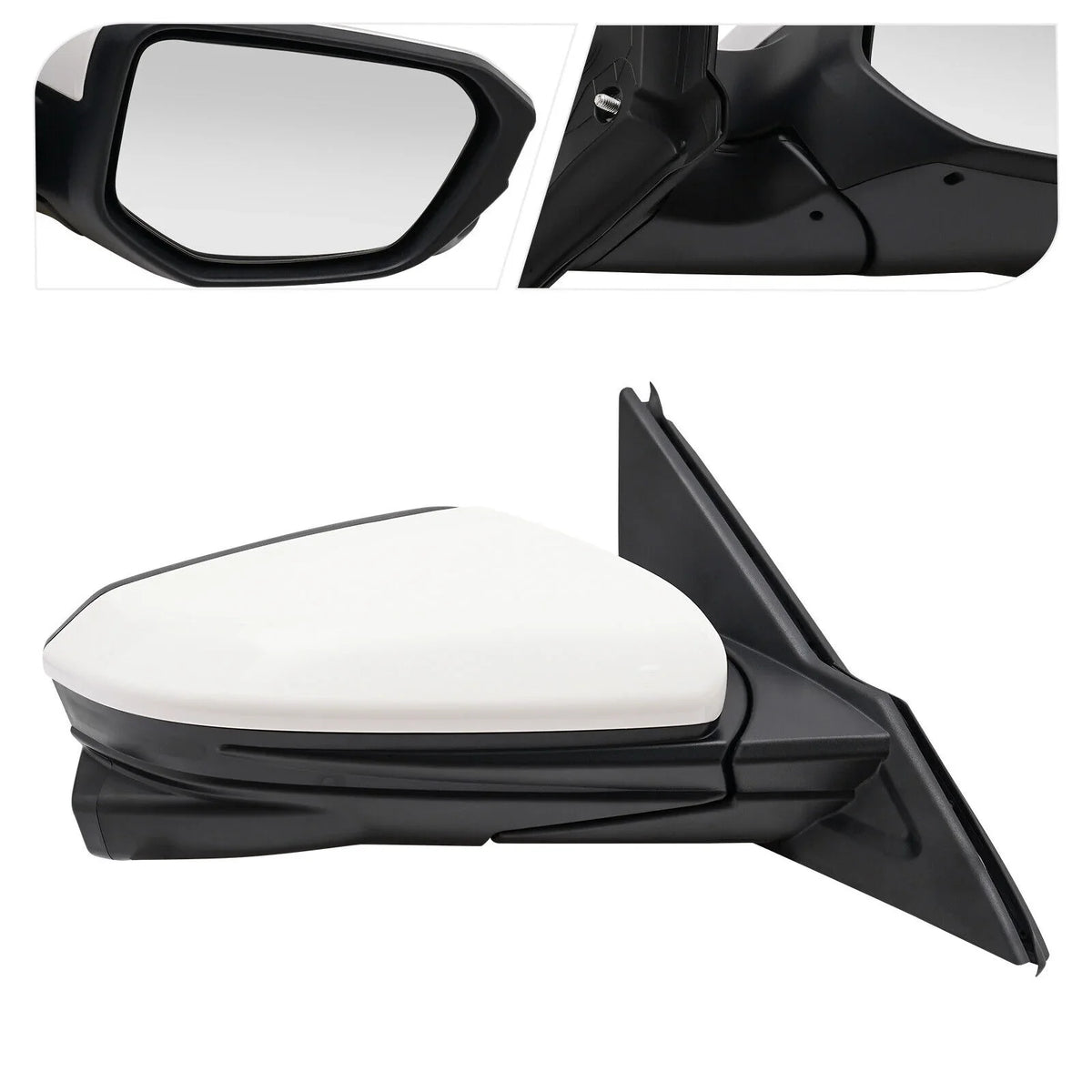 Honda 2016-2020 White Heated View Power Mirror Side Right Civic Camera Sedan Fit