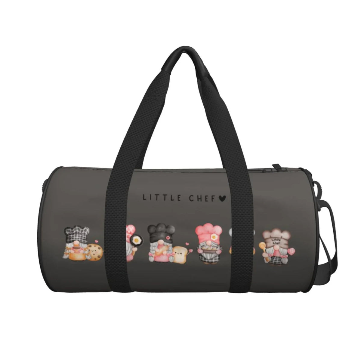 Sports Gnome Large Cylinder Luggage with Capacity Travel Bag Pocket Baker Bag Waterproof Bag Coaee Compartment and Gym