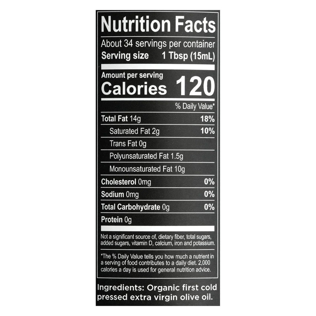 6) fl Artisan of Extra 16.9 Organic Oil, Olive oz, (pack O Virgin