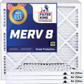 12 Size: Pleated x 53 | A/C Filter 8 | 4-PACK | MERV | HVAC Air .75" x Actual Filter IN 12x53x1 Filters USA MADE King Furnace