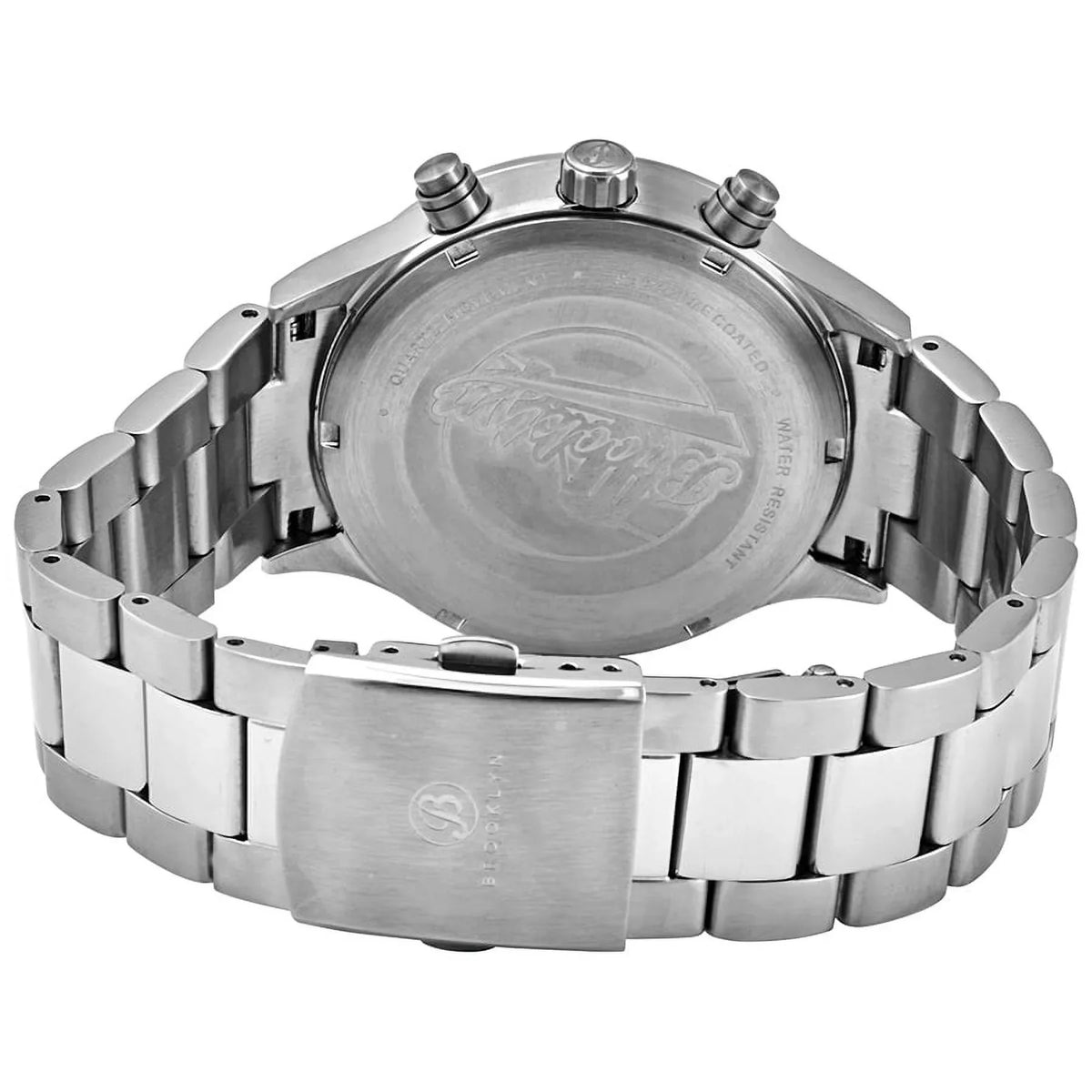 Co. Watch Quartz Brownstone Dial Bedford Men's 308-BLK-3 Black Watch Brooklyn