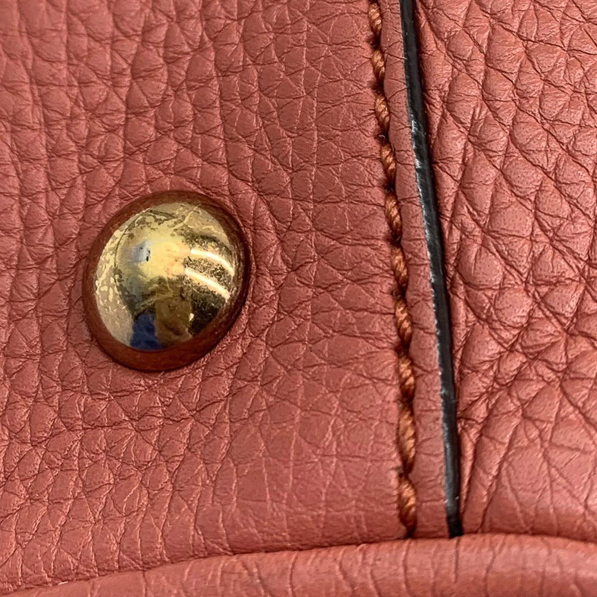 Authenticated Shopper Leather Calf Pink Pre-Owned Satchel Bamboo Gucci Unisex (Fair)