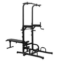 Up Bench Multi-Function Stand Height Power Gym GIKPAL Adjustable Tower Home Pull Equipment for Heavy Training Dip Fitness Duty Station Office with Bar