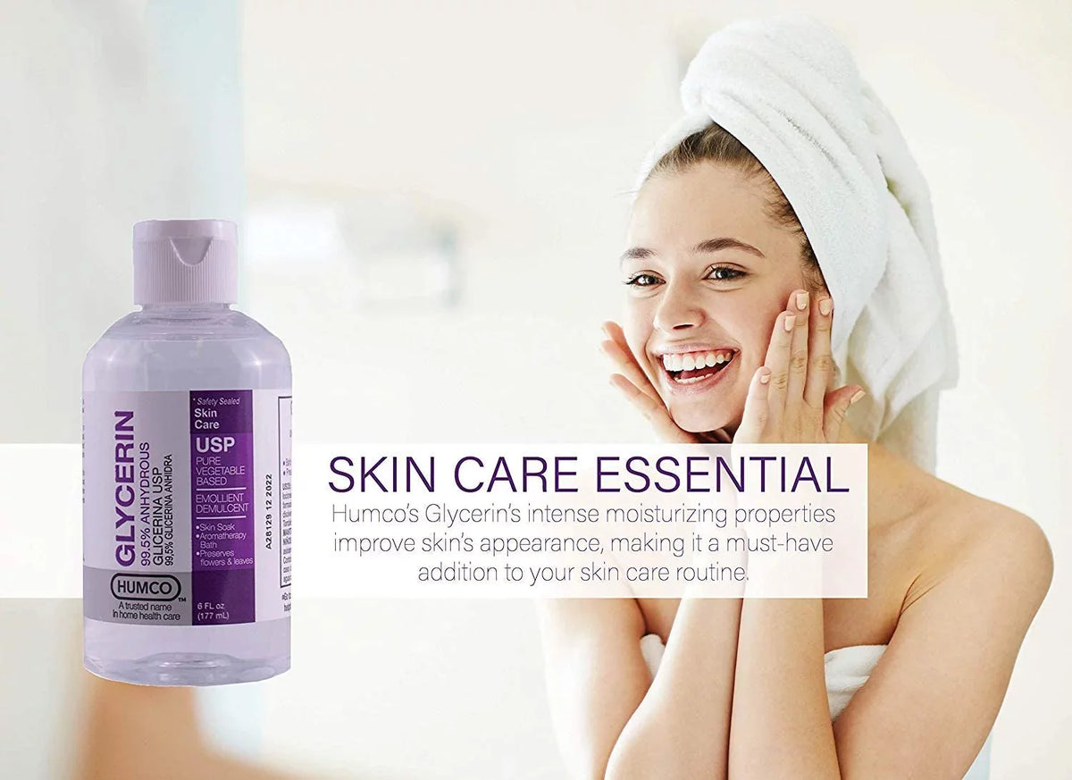 Each 6oz 99.5% Protectant Humco 5 Skin Pack - Glycerin USP
