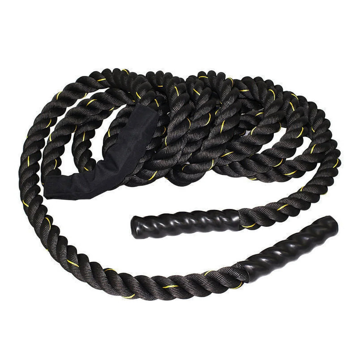 Equipment Exercise Strength ZENSTYLE Training Dacron Rope, 50ft Diameter Fitness Rope Poly 1.5" Battle Workout
