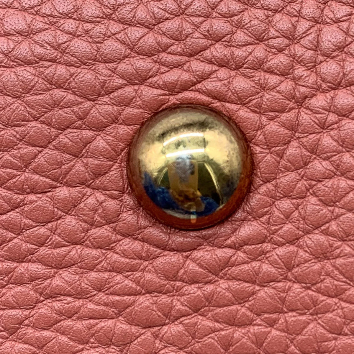 Authenticated Shopper Leather Calf Pink Pre-Owned Satchel Bamboo Gucci Unisex (Fair)